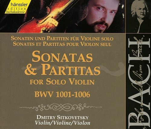 Foto van Bach: sonatas & partitas for solo violin bwv 1001- - cd (4010276016199)