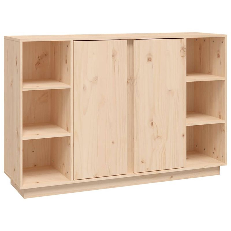 Foto van Vidaxl dressoir 120x35x80 cm massief grenenhout