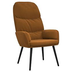 Foto van The living store fauteuil - optimaal comfort - relaxstoel - 70 x 77 x 98 cm - dik gevoerd