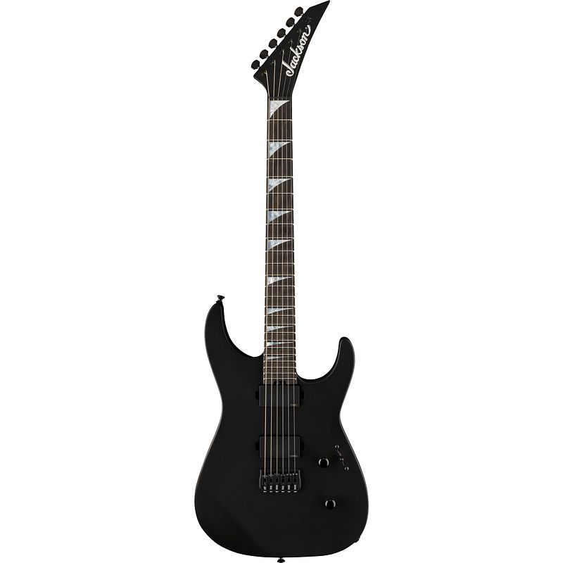 Foto van Jackson american series soloist sl2mg ht satin black elektrische gitaar met foam core case