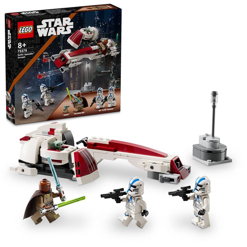 Foto van Lego star wars barc speeder ontsnapping 75378