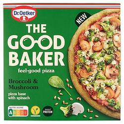 Foto van Dr. oetker the good baker pizza broccoli and mushroom 365g bij jumbo