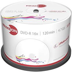 Foto van Primeon 2761206 dvd-r disc 4.7 gb 50 stuk(s) spindel bedrukbaar