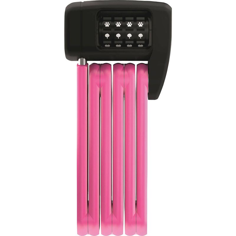 Foto van Abus vouwslot bordo combo lite mini 6055c 60 pink symbols