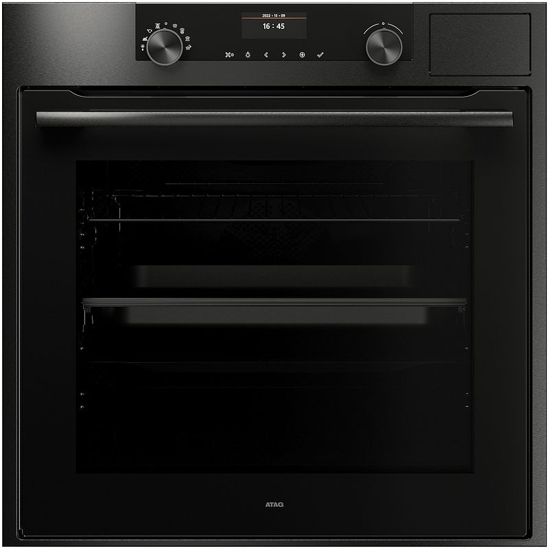 Foto van Atag cs66121c inbouw combi stoomoven zwart