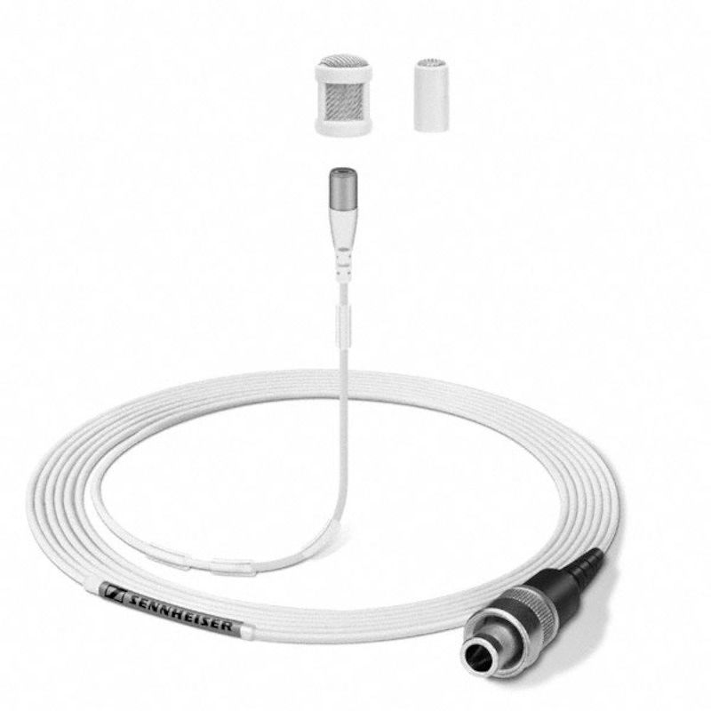 Foto van Sennheiser mke 1-4 1 witte omnidirectionele miniatuur lavalier 3-pin