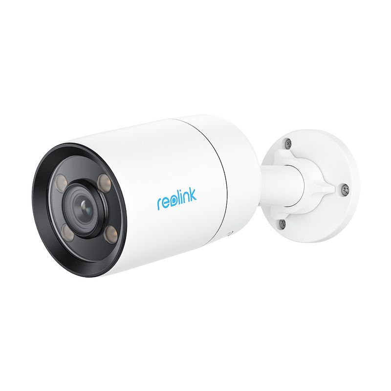 Foto van Reolink colorx-serie p320x 4mp buitencamera, nachtzicht in ware kleuren, poe, instelbaar warm licht ip-camera wit