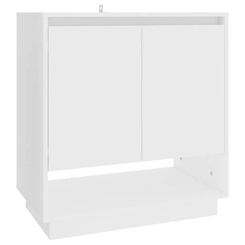 Foto van Vidaxl dressoir 70x41x75 cm spaanplaat wit