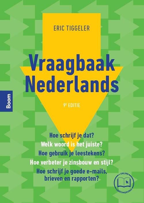 Foto van Vraagbaak nederlands - eric tiggeler - paperback (9789024462490)