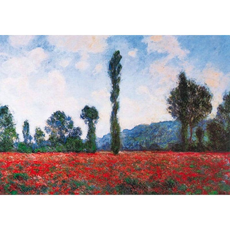 Foto van Claude monet - campo di papaveri kunstdruk 100x70cm