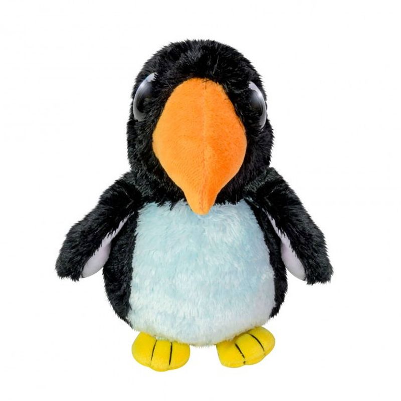 Foto van Lumo stars knuffel crow corpy junior 15 cm pluche zwart