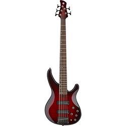 Foto van Yamaha trbx605fm dark red burst elektrische basgitaar