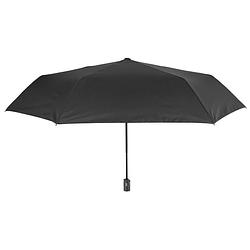 Foto van Perletti mini-paraplu automatisch dames 54 x 95 cm zwart
