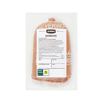 Foto van 2 voor € 4,50 | jumbo hausmacher ca. 250g aanbieding bij jumbo