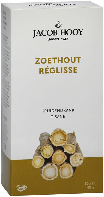 Foto van Jacob hooy zoethout theezakjes