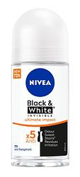 Foto van Nivea black & white invisible ultimate impact deoroller