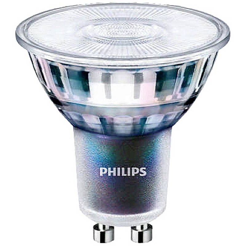 Foto van Philips lighting 70765400 led-lamp energielabel f (a - g) gu10 ballon 5.5 w = 50 w warmwit (ø x l) 50 mm x 54 mm dimbaar 1 stuk(s)
