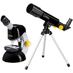 Foto van National geographic telescoop- en microscoopset zwart/geel