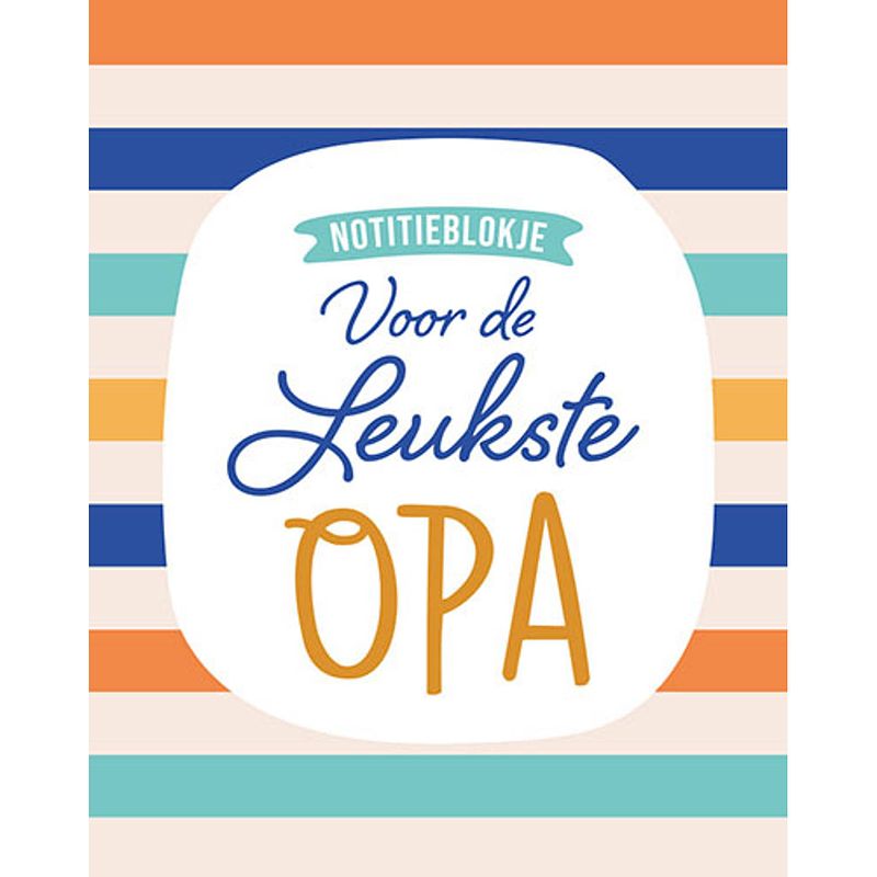 Foto van Deltas notitieblokje - voor de leukste opa