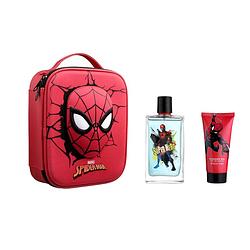 Foto van Spider-man geschenkset - eau de toilette 100 ml & douchegel 60 ml - met toilettas