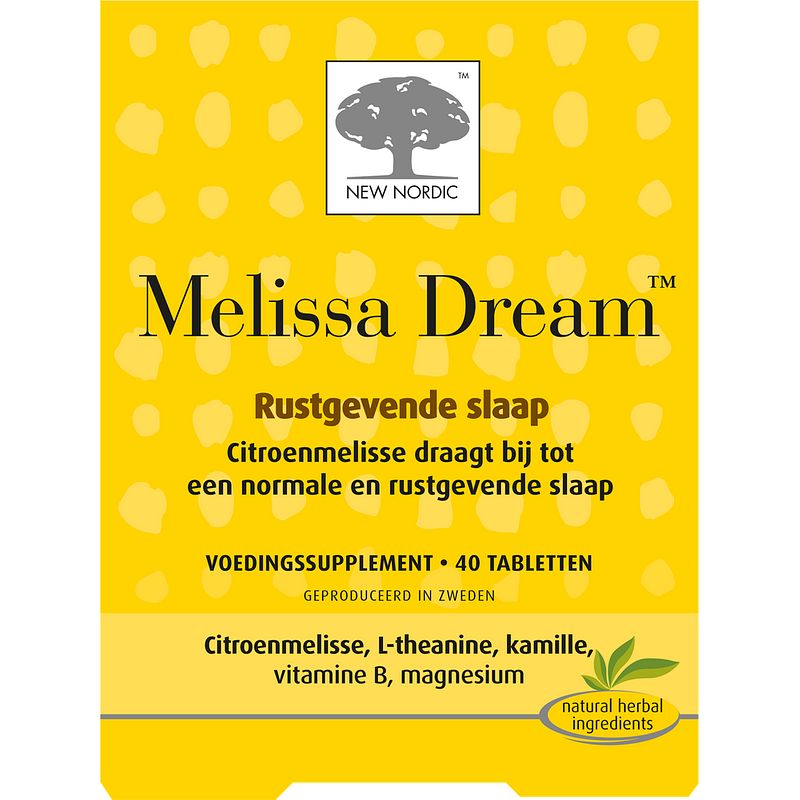 Foto van New nordic melissa dream rustgevende slaap