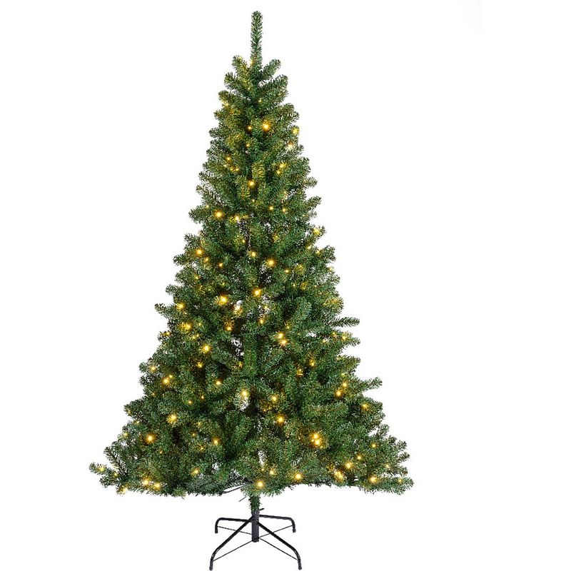 Foto van Everlands - kunstkerstboom monarch pine 210 cm 320 lamps