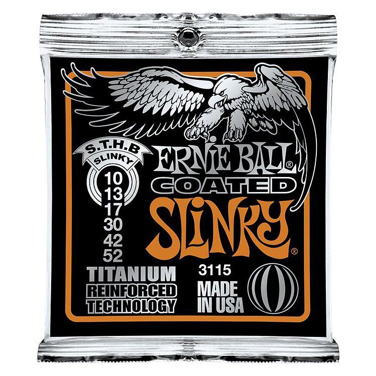 Foto van Ernie ball 3115 slinky top heavy bottom 10 - 52 snarenset