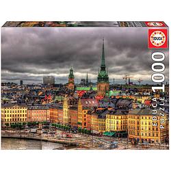 Foto van Educa puzzle 1000 uitzicht vanuit stockholm, zweden