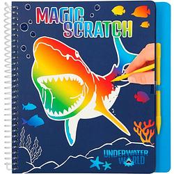 Foto van Dino world magic scratch book underwater