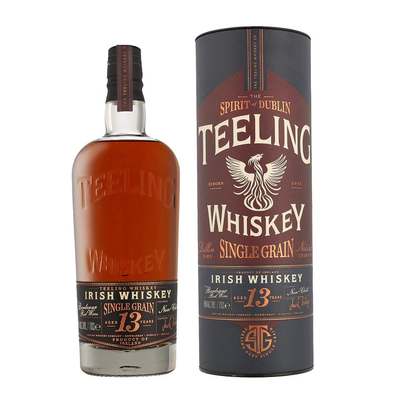 Foto van Teeling 13 years old single grain 70cl whisky + giftbox