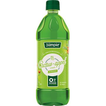 Foto van Slimpie cactusappel smaak siroop 650ml bij jumbo