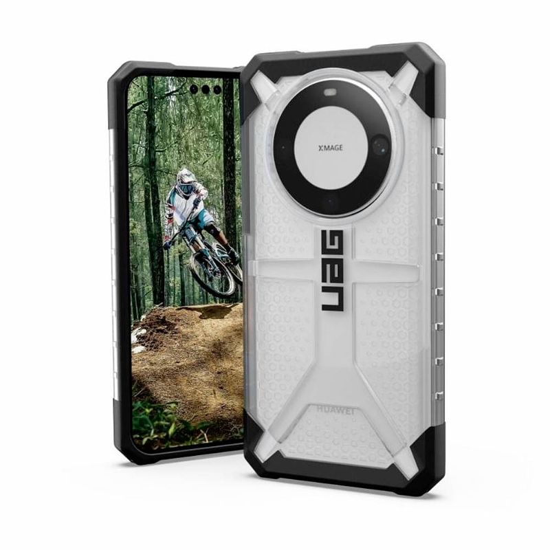 Foto van Urban armor gear plasma backcover huawei mate 60 pro ice, transparant