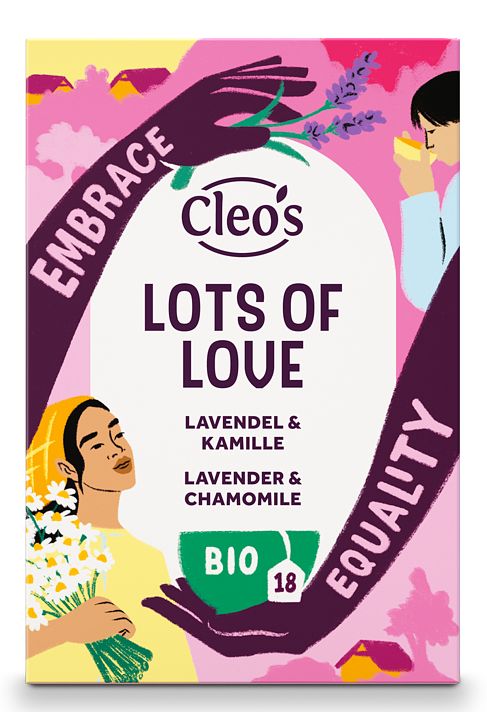 Foto van Cleo'ss lots of love lavender & chamomille bio