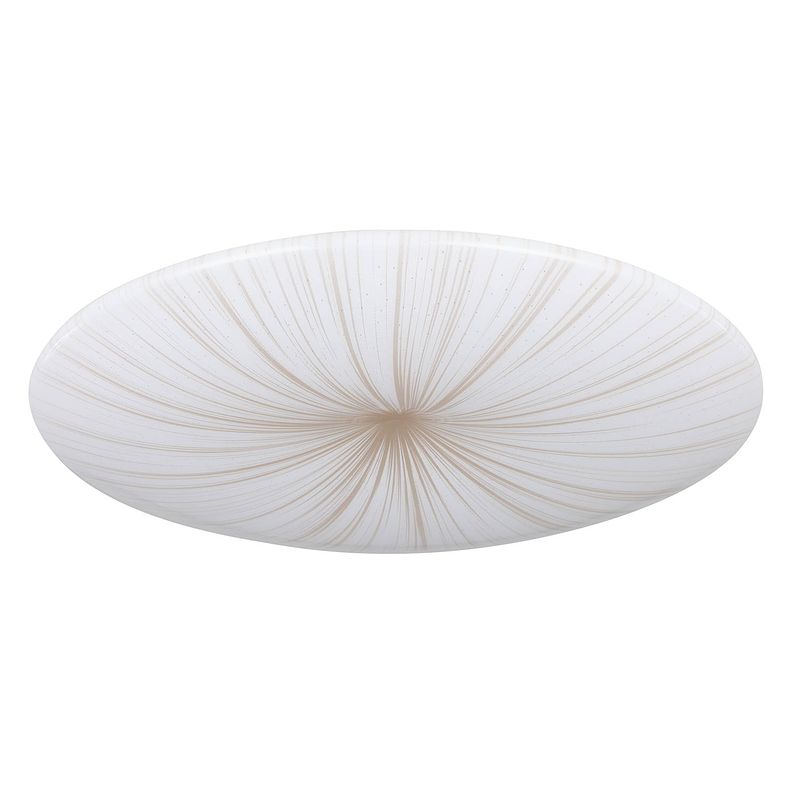 Foto van Eglo nieves 1 plafond- en wandlamp - led - ø 51 cm - wit/goud