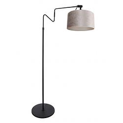 Foto van Steinhauer linstrøm vloerlamp -- zilver en zwart