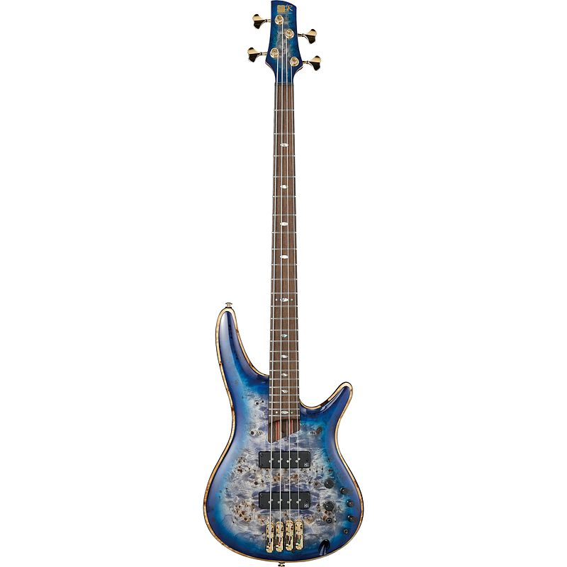 Foto van Ibanez sr2600-cbb premium cerulean blue burst elektrische basgitaar