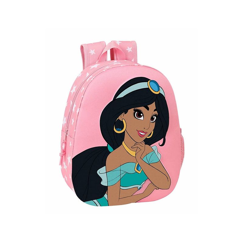 Foto van Disney jasmine peuterrugzak 3d - 32 x 27 x 10 cm - polyester