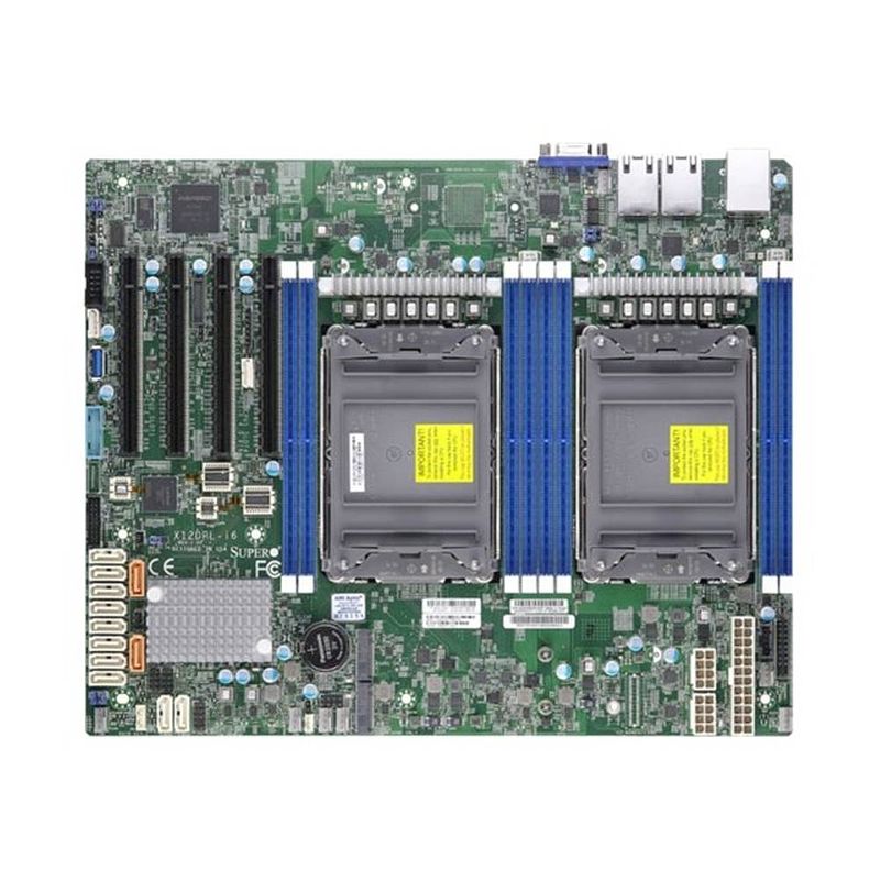 Foto van Supermicro mbd-x12dpl-i6-o moederbord socket intel® 4189 vormfactor atx moederbord chipset intel® c621