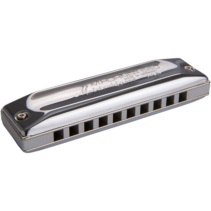 Foto van Hohner meisterklasse ms bb diatonische mondharmonica