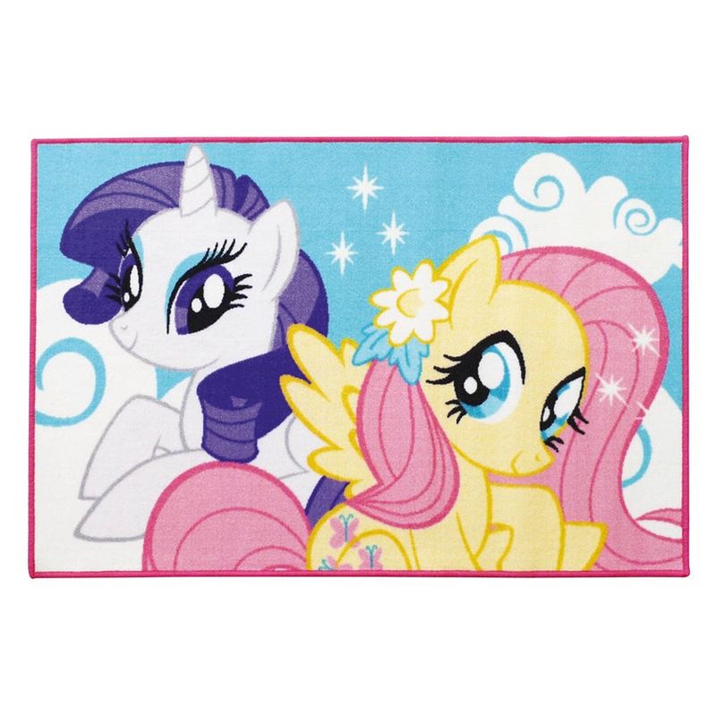 Foto van My little pony vloerkleed meisjes multicolor 120 x 80 cm