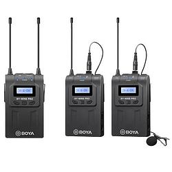 Foto van Boya uhf duo lavalier microfoon draadloos by-wm8 pro-k2