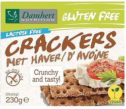 Foto van Damhert gluten free haver crackers lactose free