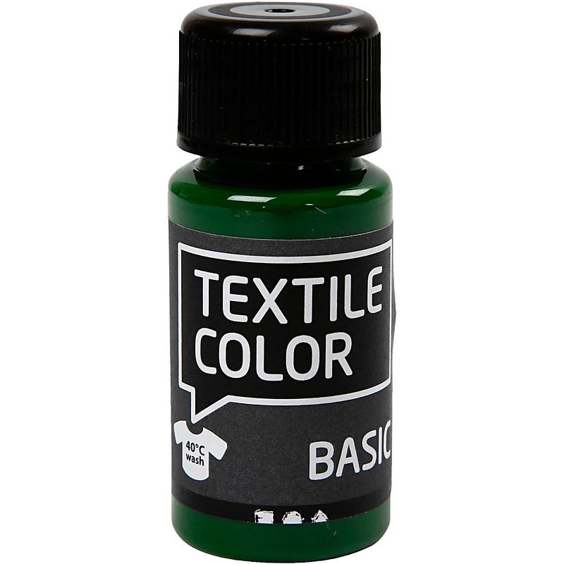 Foto van Packlinq textile color. gras groen. 50 ml/ 1 fles