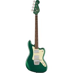 Foto van Squier paranormal rascal bass hh il sherwood green elektrische basgitaar