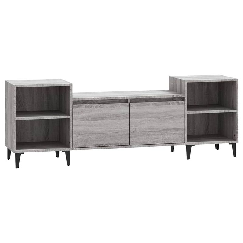 Foto van The living store televisiekast - onbekend - tv-meubel - 160 x 35 x 55 cm - grijs sonoma eiken