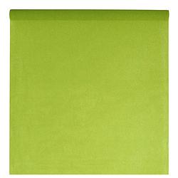 Foto van Feest tafelkleed op rol - groen - 120 cm x 10 m - non woven polyester - feesttafelkleden