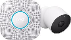 Foto van Google nest cam indoor wired + nest protect