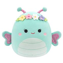 Foto van Squishmallows knuffel reina de zeegroene vlinder - 40 cm