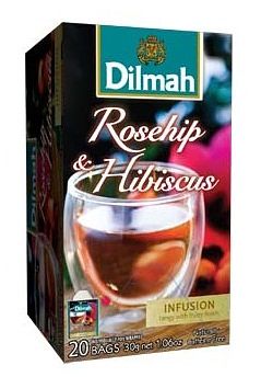 Foto van Dilmah rozenbottel & hibiscus thee