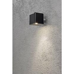 Foto van Konstsmide amalfi nova 7681-750 led-buitenlamp (wand) energielabel: g (a - g) led led vast ingebouwd 3 w zwart